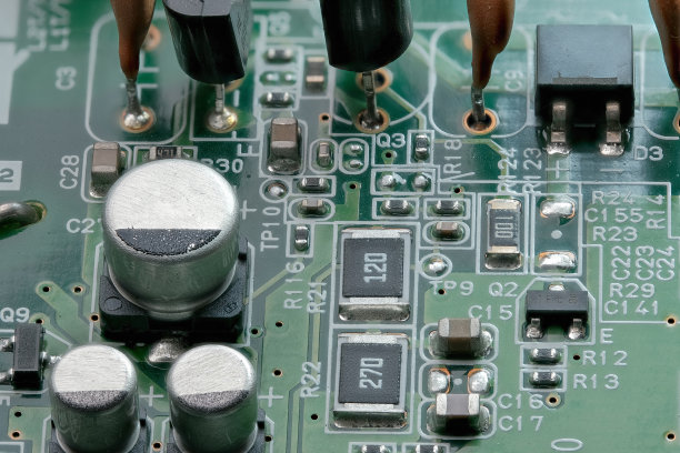 电子微电路的碎片图片下载