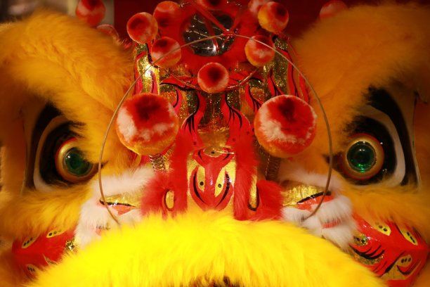 中国舞狮服装图片下载