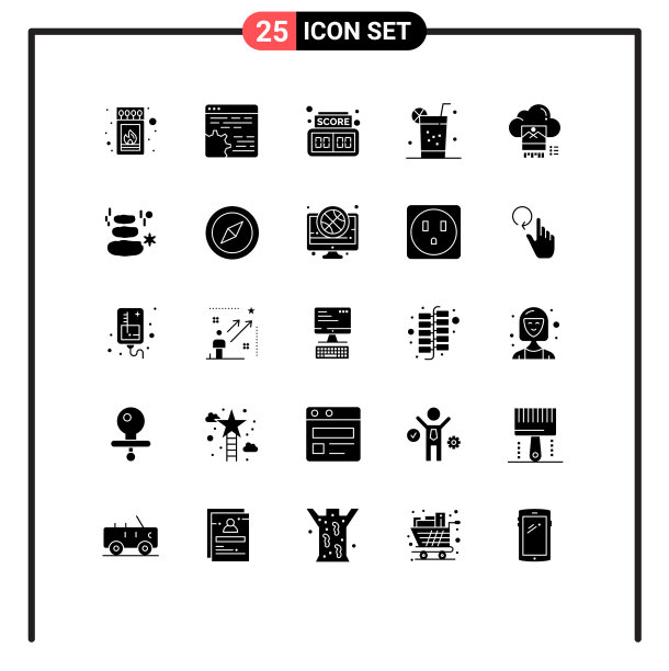 包25现代固体符号符号和符号图片下载