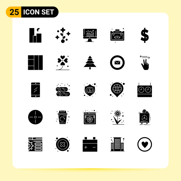 25用户界面实心象形包现代图片下载