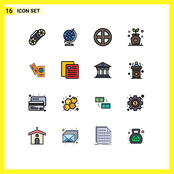 平色填充线包16通用图片下载