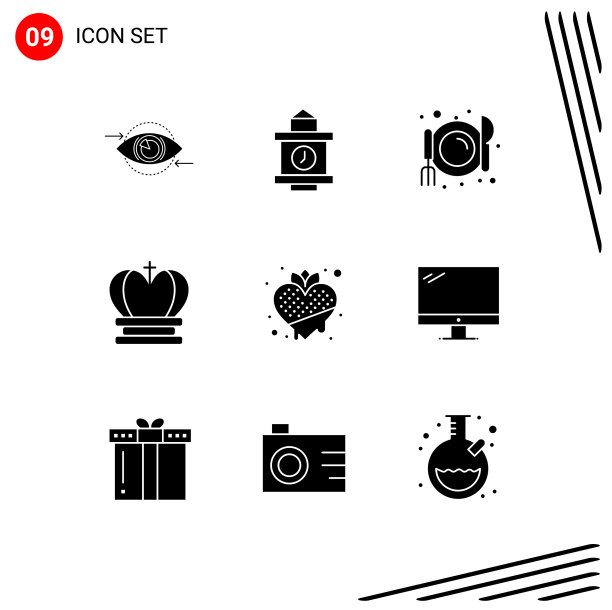 通用图标符号组9现代立体图片下载