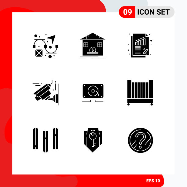 9 .创意图标的现代标志和符号图片下载