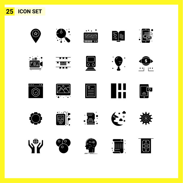 主题立体符号和可编辑符号的25个图片下载