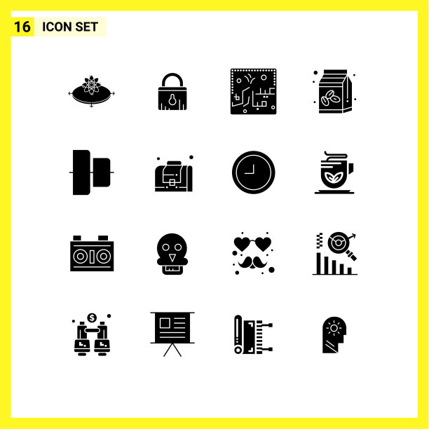 为bean设置16个商业实体符号包图片下载