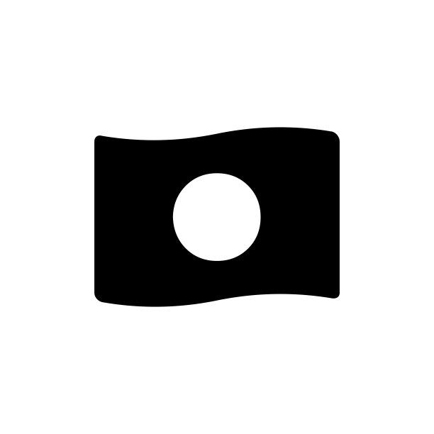 日本国旗矢量图标。日本孤立旗扁平表情符号，矢量表情符号图片下载