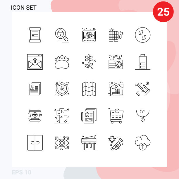 用户界面线装现代标识和图片下载