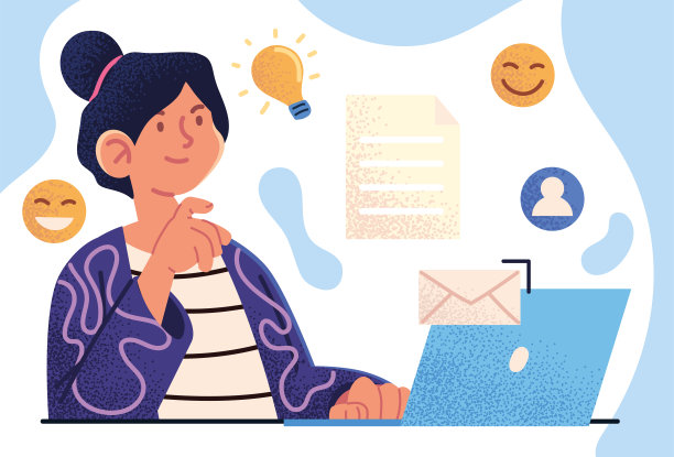 自由职业者的工作电脑图片下载