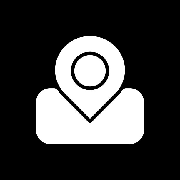 地图应用黑暗模式符号图标图片下载