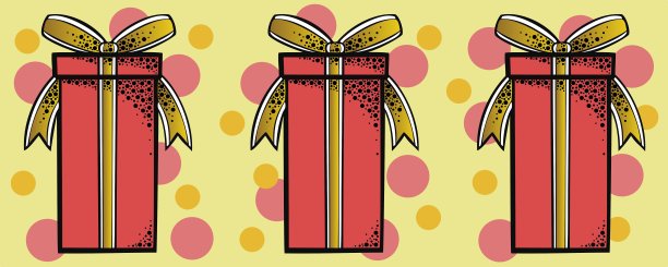 红色的礼品盒图片下载