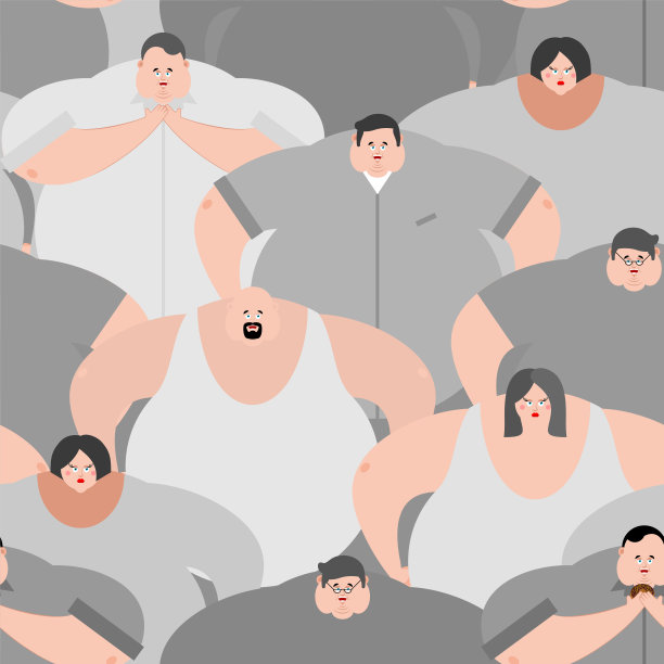 胖子的模式是无缝的。胖人的背景图片下载