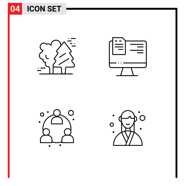 设置4商业填充线平面颜色包图片下载