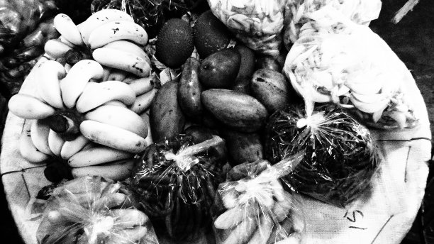 黑白食物背景图片下载