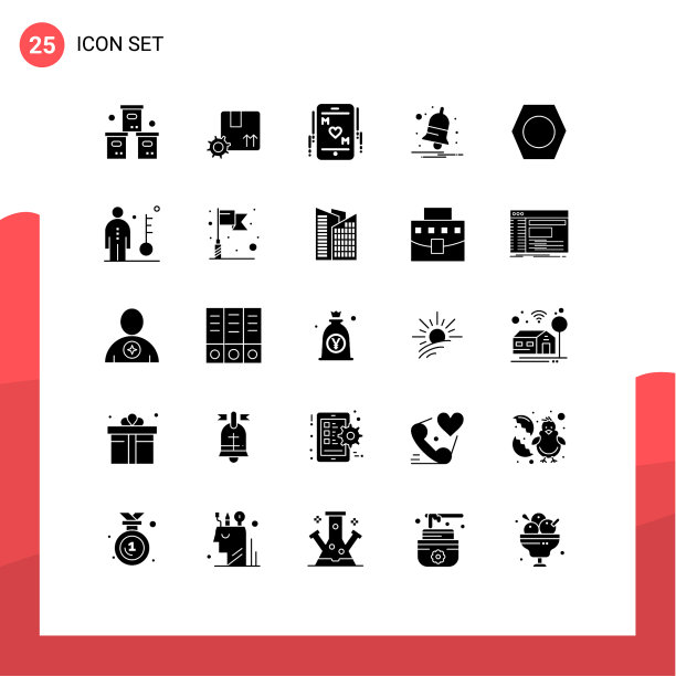 通用图标符号组25现代立体图片下载