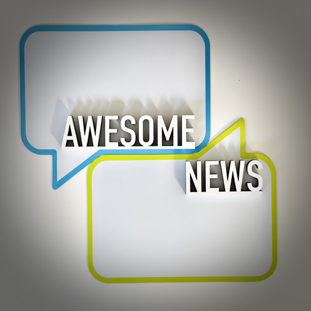 演讲泡泡:好消息图片下载