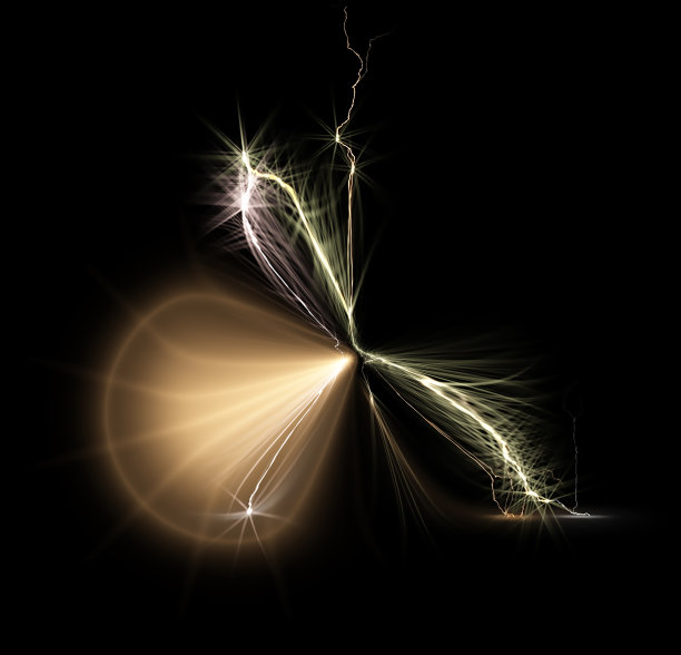 数字渲染能量光电气背景图片下载