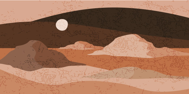 抽象色彩极简的景观构成图片下载