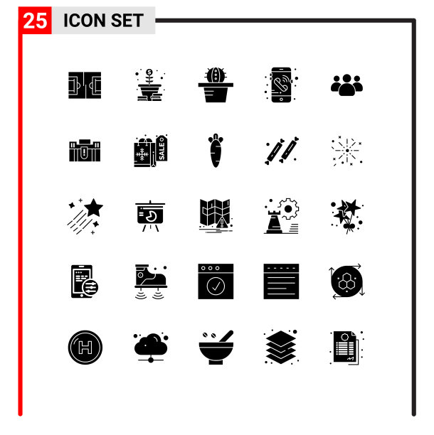 设置25个商业实体雕文包图片下载