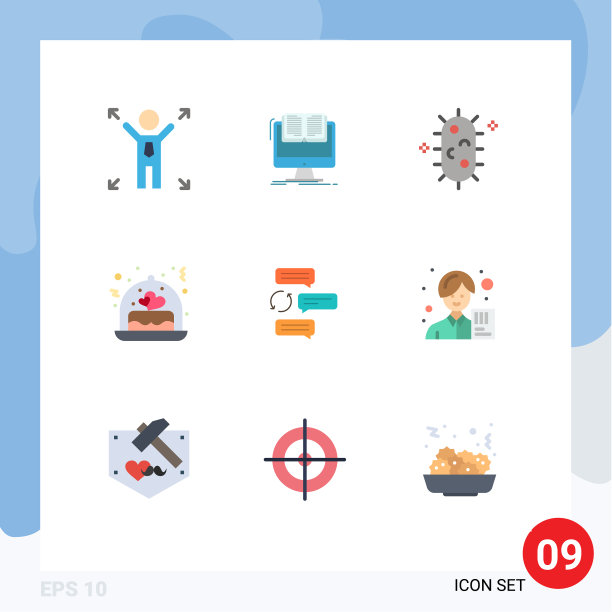 通用图标符号组9现代扁平图片下载