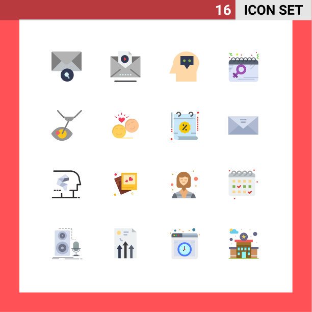 现代设16平色和符号等图片下载