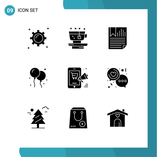 组9固体符号符号和符号图片下载