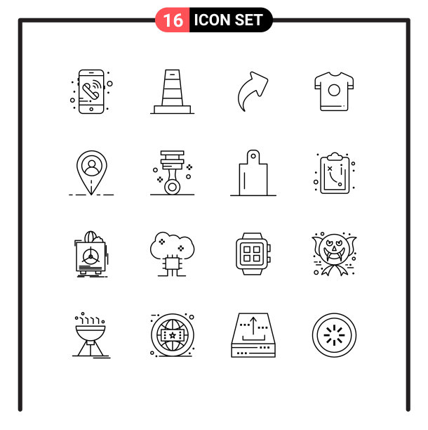 图形设置16简单轮廓用户图片下载