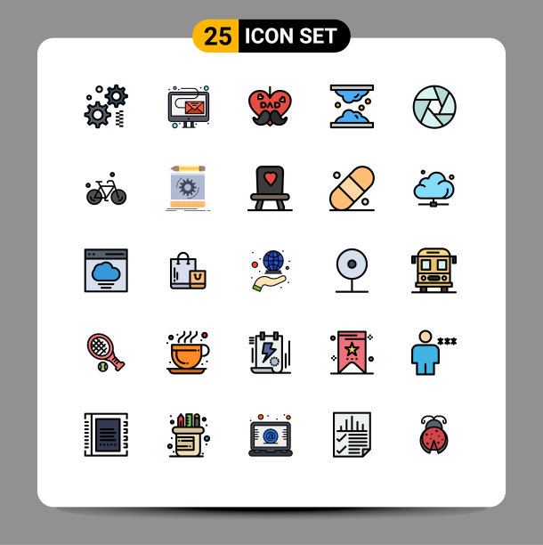 填充线平色包25通用图片下载