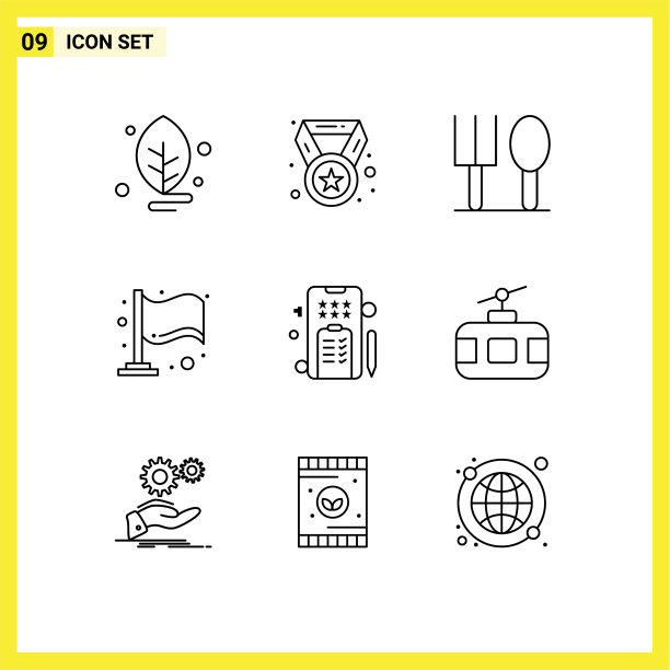 9 .适用于网页和手机的通用大纲图片下载