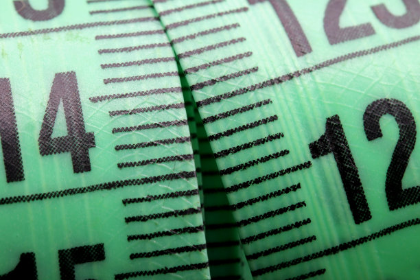 特写彩色卷尺的背景图片下载