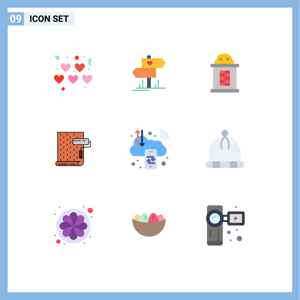 用户界面包9个基本平色的图片下载