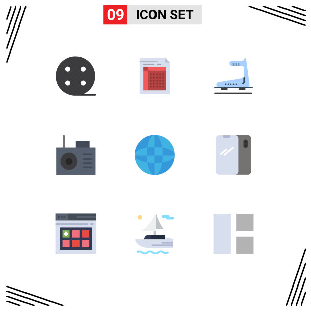 现代设9平色和符号等图片下载