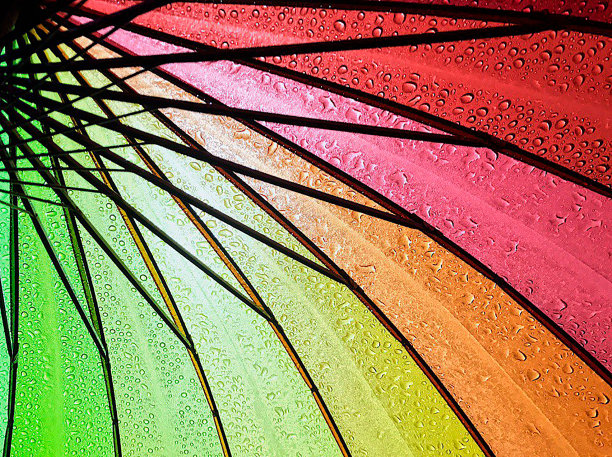 彩虹伞图片下载