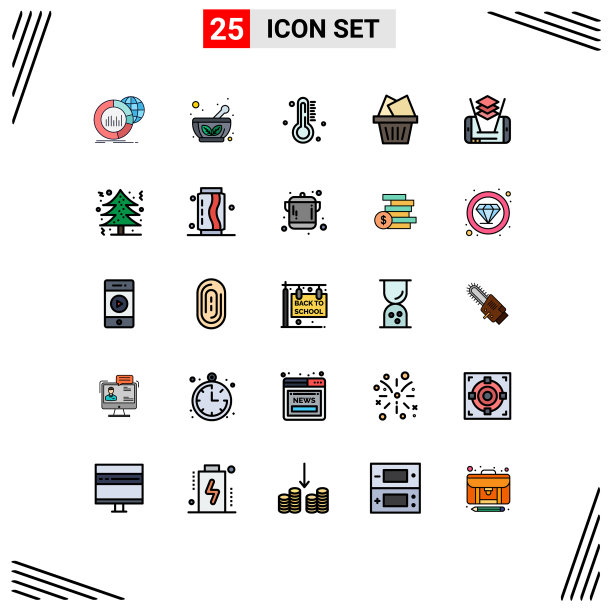 通用图标符号组25现代填充图片下载