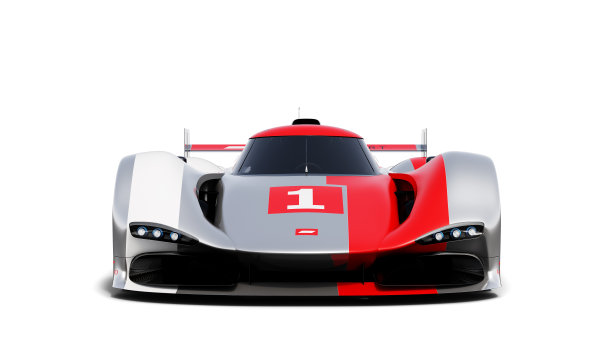 超级跑车，lemans原型，逼真渲染，孤立的白色图片下载