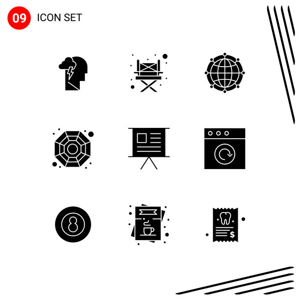 通用图标符号组9现代立体图片下载