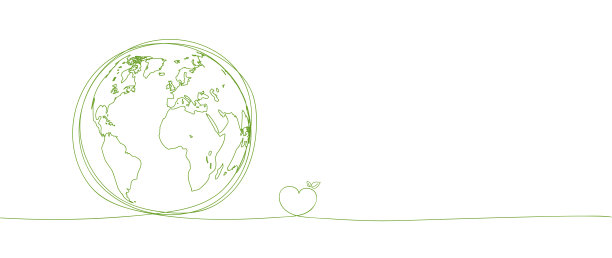 可持续发展背景横幅手绘，拯救世界，环境与生态理念图片下载