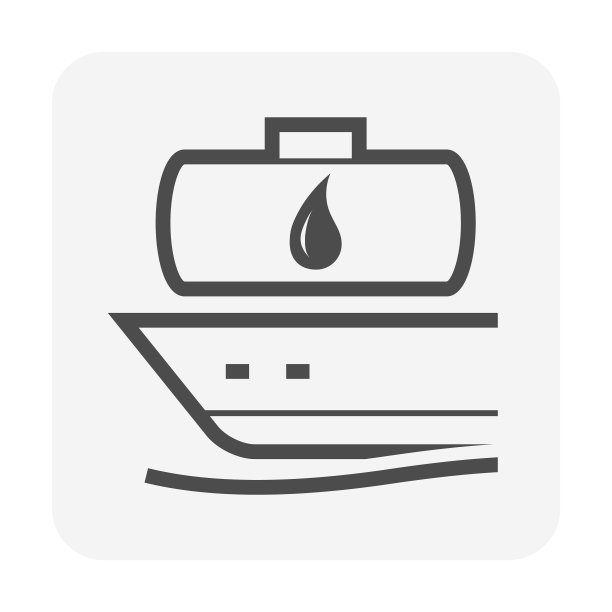 油轮或油气罐船图标设计图片下载