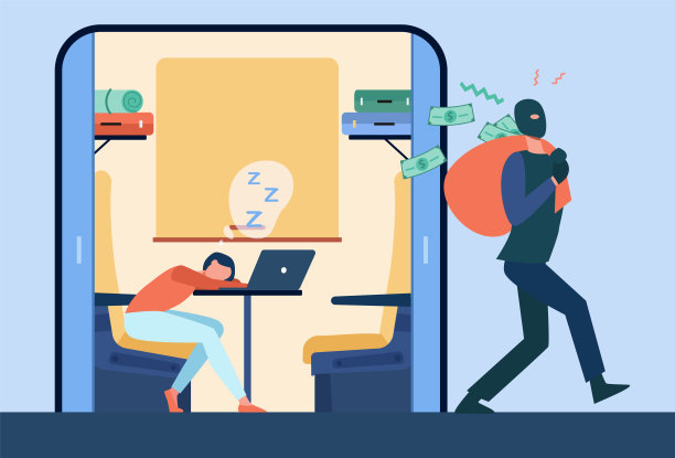 从卧车乘客身上偷钱的强盗图片下载