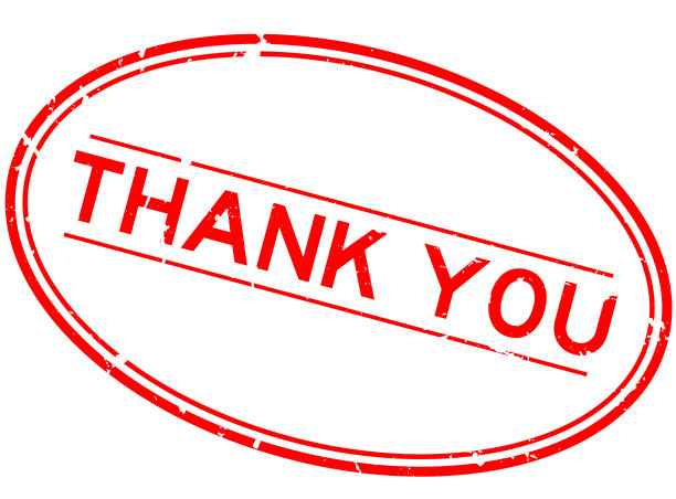 垃圾红色感谢字椭圆形橡皮印章印章图片下载