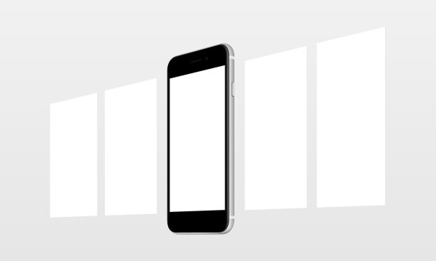 空白屏幕和空白网页的智能手机图片下载