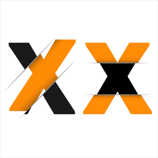 字母X标志图标设计模板元素图片下载