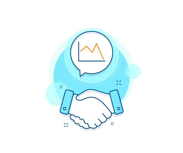 折线图表图标财务图表符号图片下载