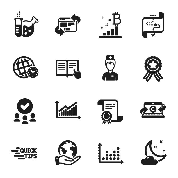 设置科学图标，如比特币图形点图片下载