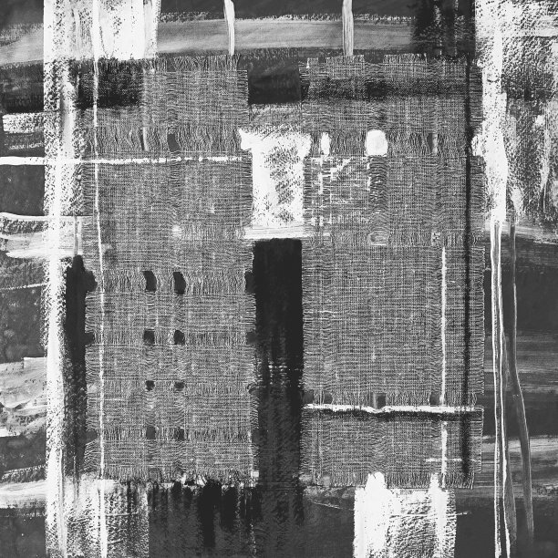 抽象插图黑白织物贴花。种族背景图片下载