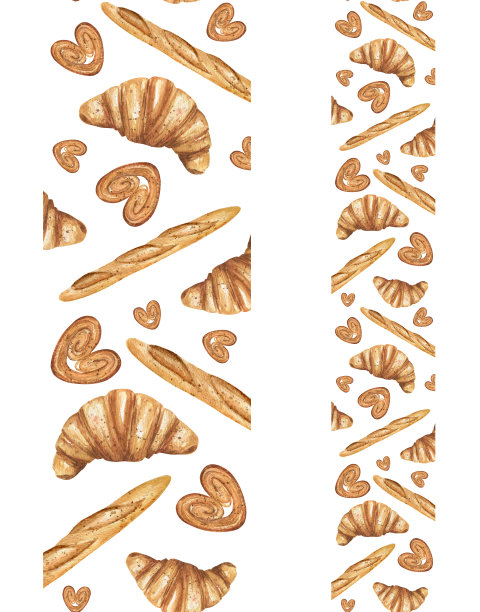 面包房边框图片下载