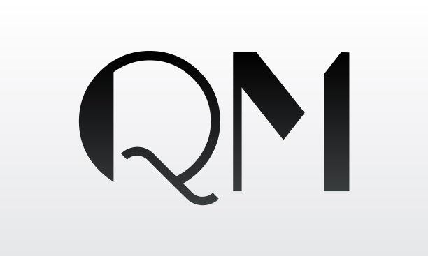 qm标志的首字母设计具有现代感图片下载