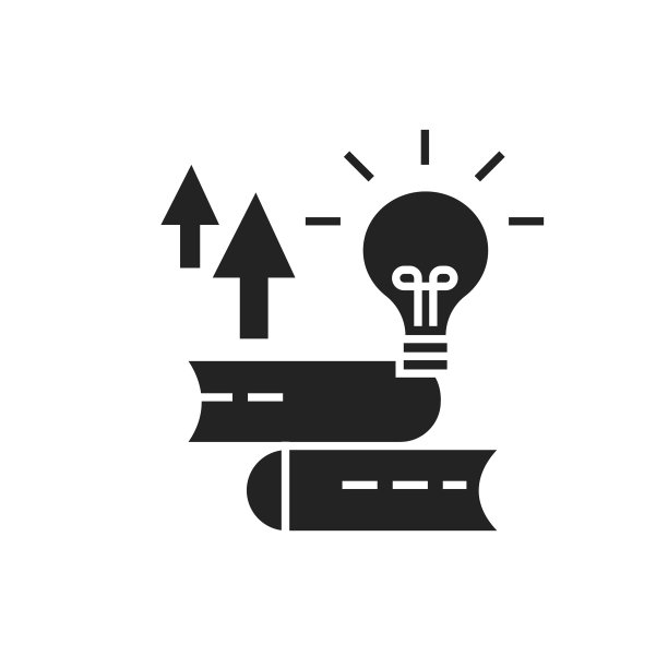 心理学课程黑色象形符号心理健康图片下载