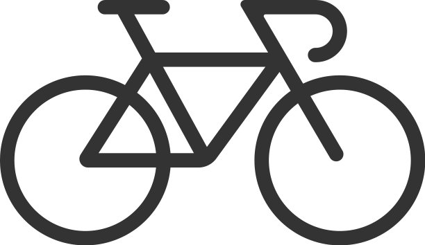 自行车图标标识图片下载