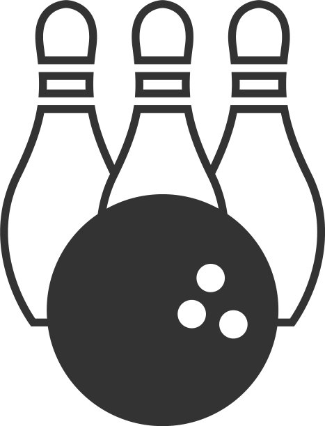保龄球图标标识图片下载