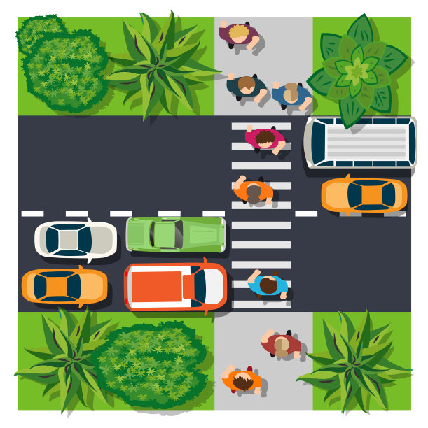 从上面俯瞰是一个地图城市图片下载